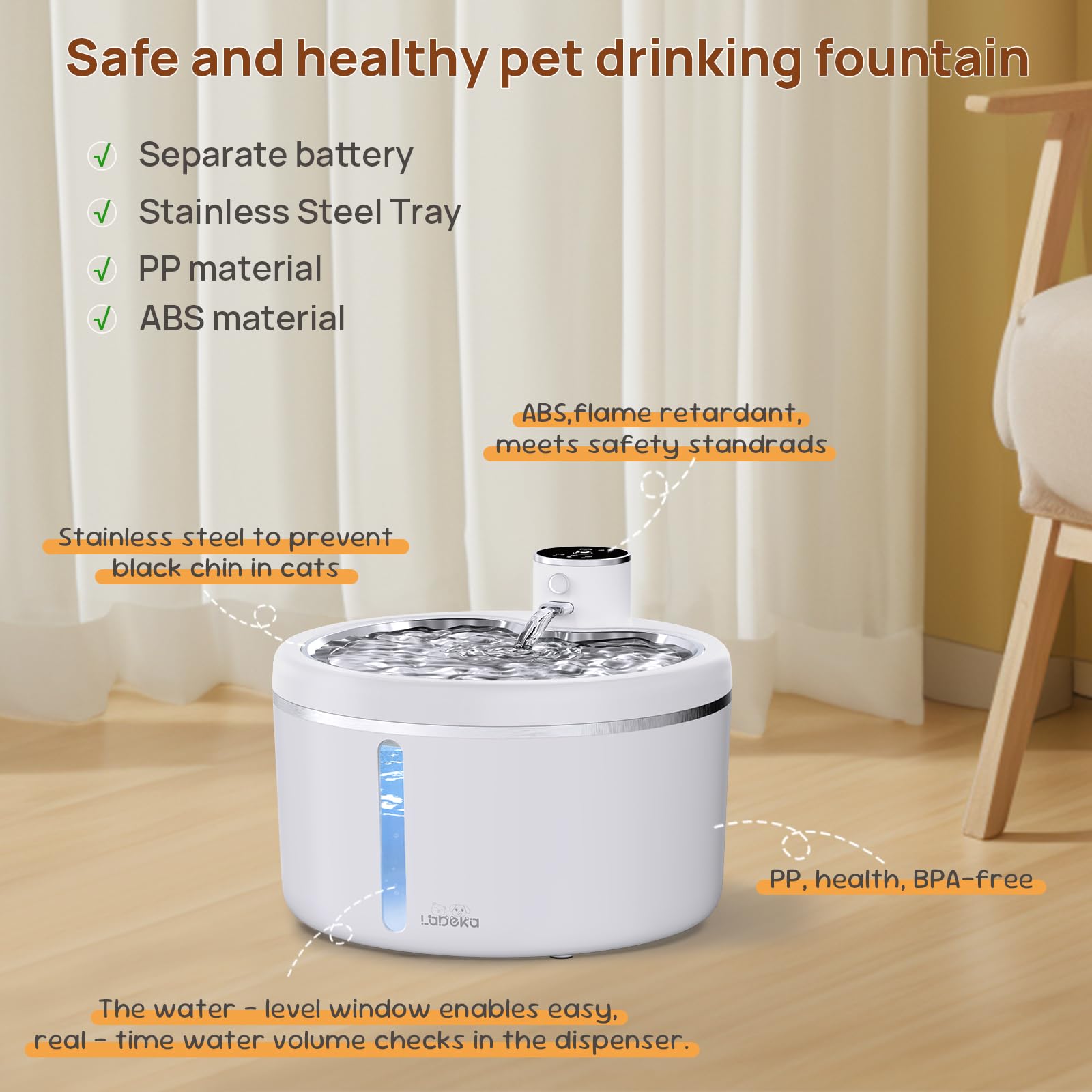 LABEKA solución para hogares con gatos y perros gracias al flujo estable