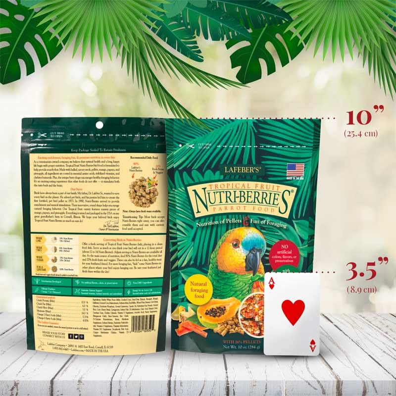 LAFEBER'S Fruta Tropical Nutri-Berries porciones diarias para una dieta variada