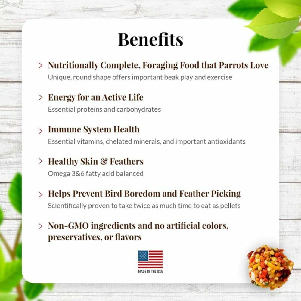 Envase de 3 lb de Nutri-Berries para almacenamiento conveniente