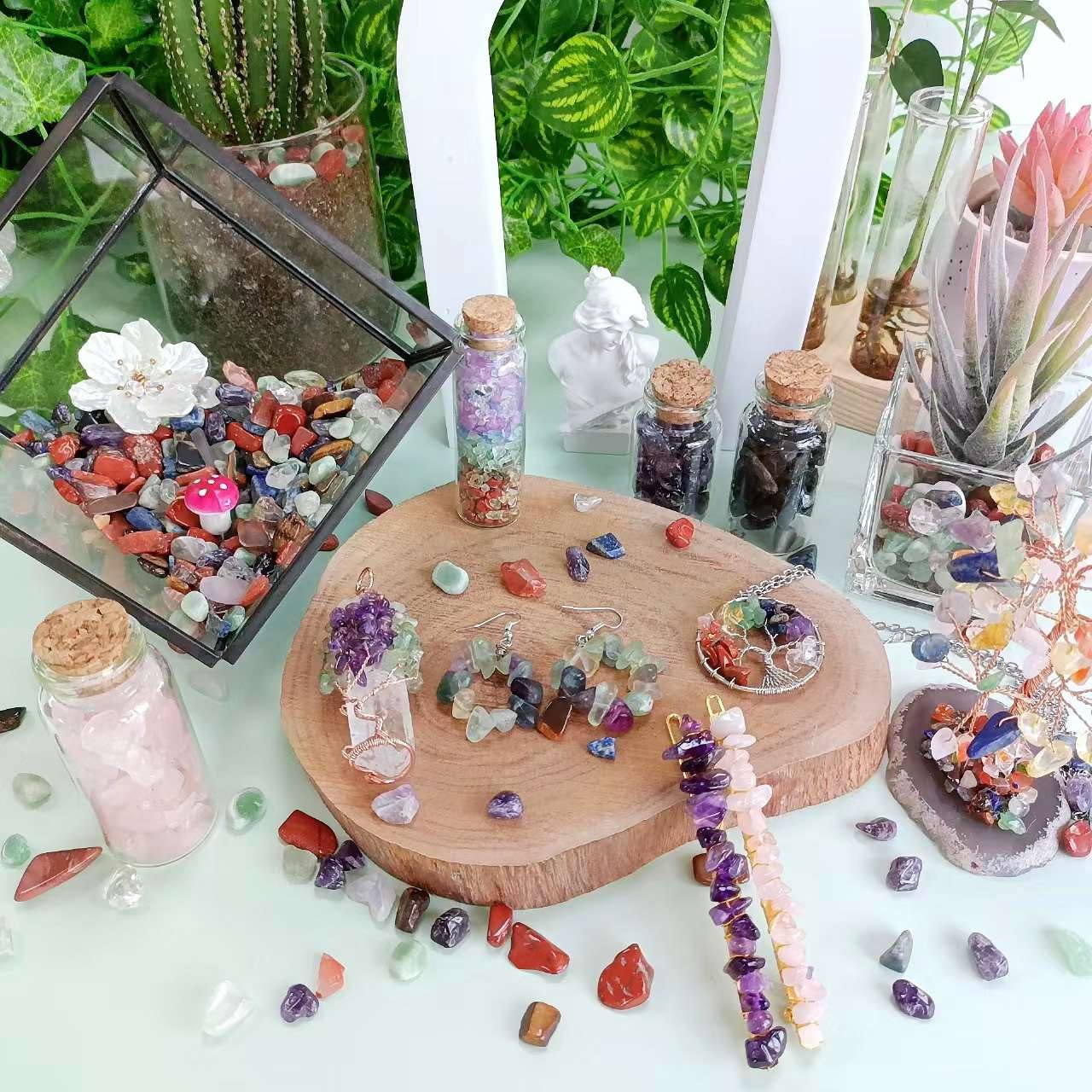 Fragmentos LAIDANLA turquesa para meditaciones simples y ambientes calmados.