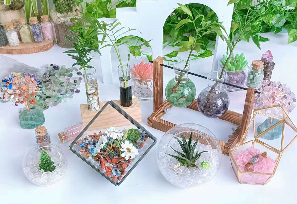 Trocitos LAIDANLA turquesa para proyectos manuales y arte decorativo.