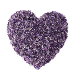 Piedras de amatista trituradas de LAIDANLA para decoración y arreglos de cristales.