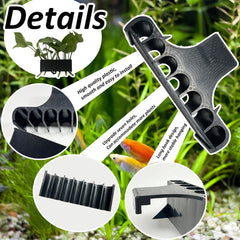 Laikadi: material ABS de alta calidad para soporte de plantas en acuario.