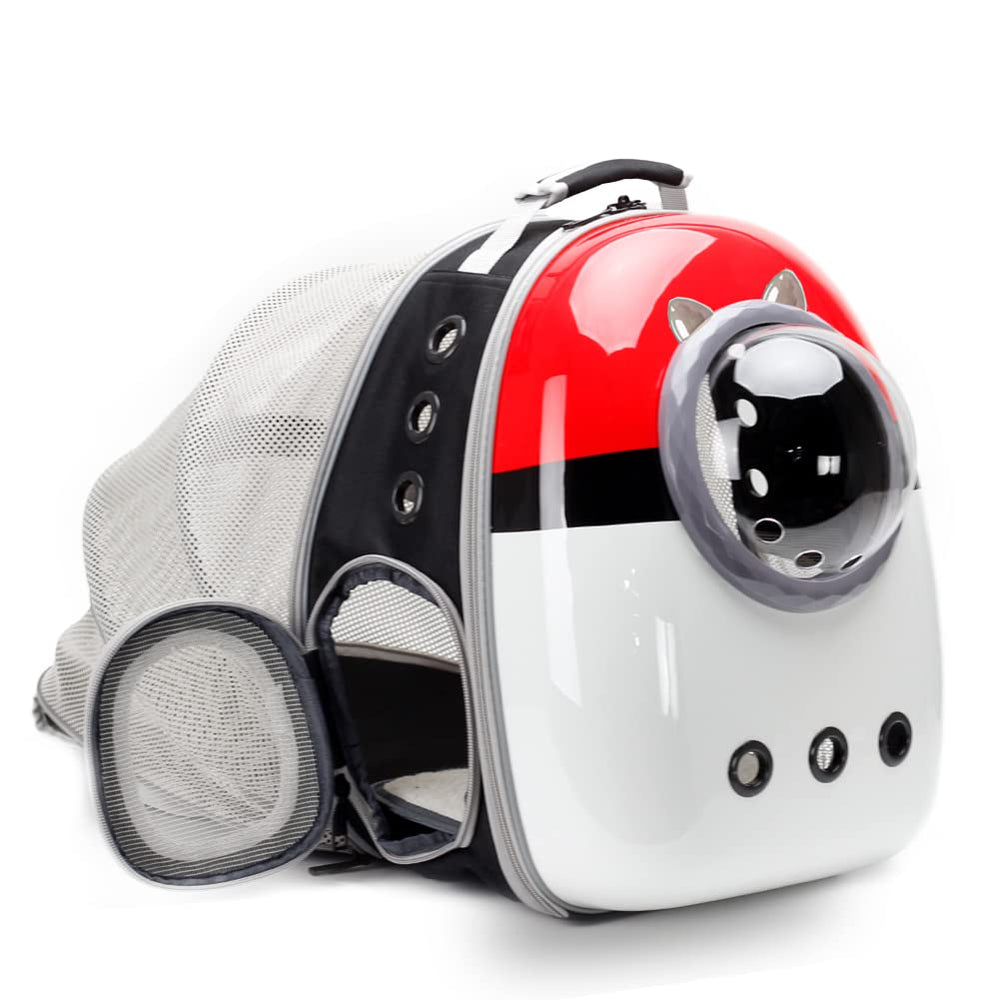 LAIRIES Mochila-gato: ventana burbuja frontal para ver al gato con comodidad