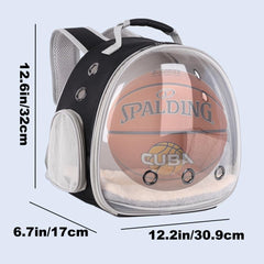 LAIRIES mochila con ventana burbuja transparente para ver al animal.