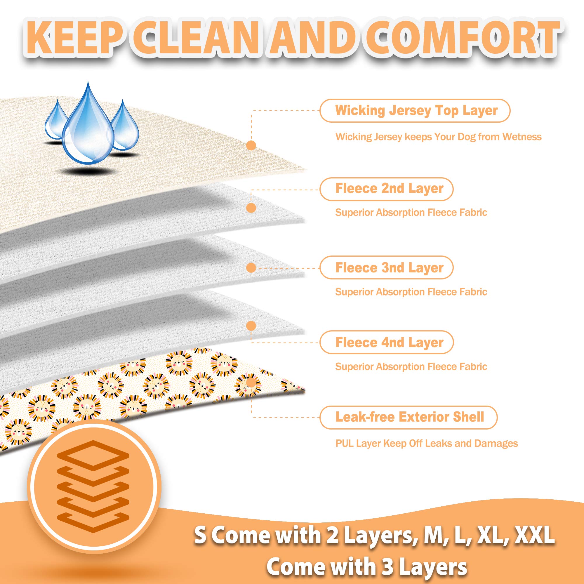 Langsprit interior suave de jersey absorbe la humedad para mayor confort.