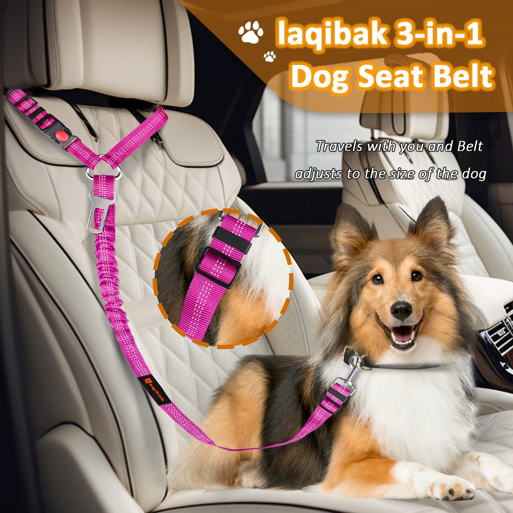 Laqibak anclaje al reposacabezas da ajuste estable en coche.