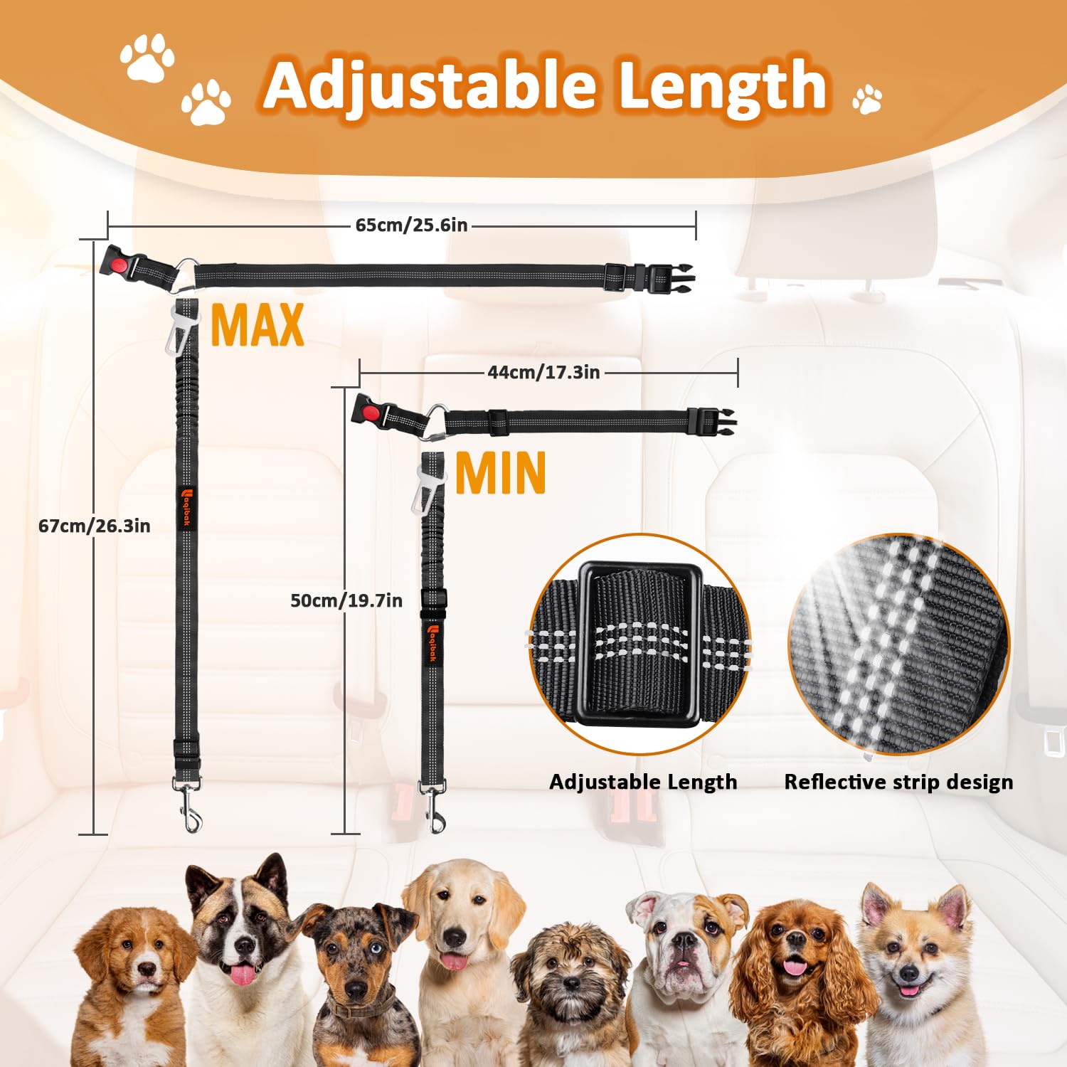 Laqibak regalo ideal para amantes de mascotas que viajan en coche.