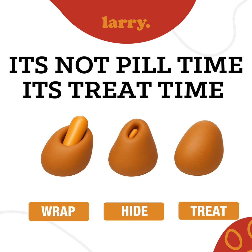 Larry: pasta moldeable de calabaza y sabor, ideal para ocultar medicamentos en la comida.