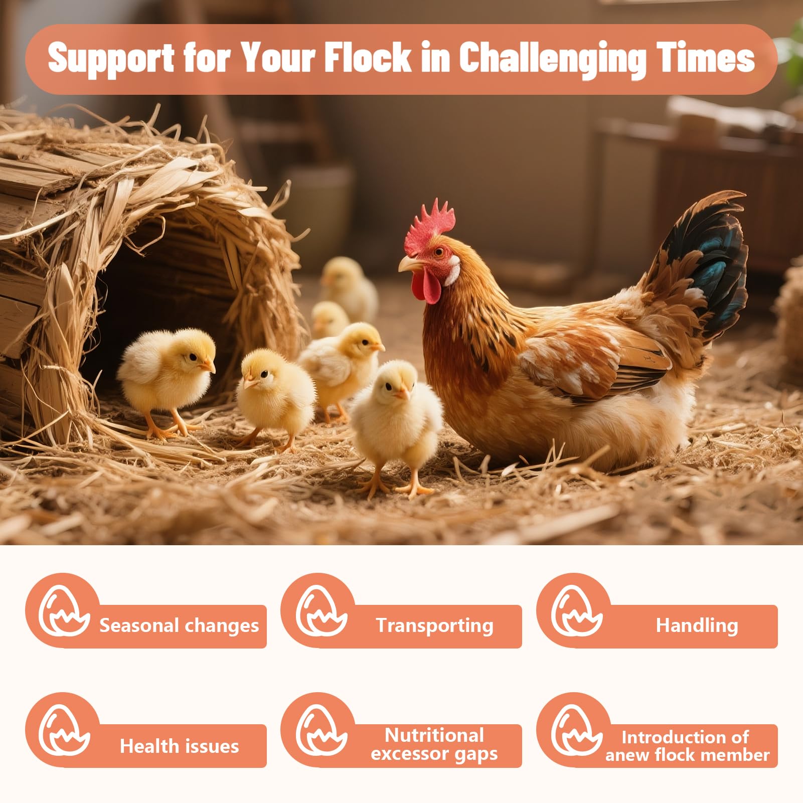 Lazersell para gallinas: hidratación fácil al beber.