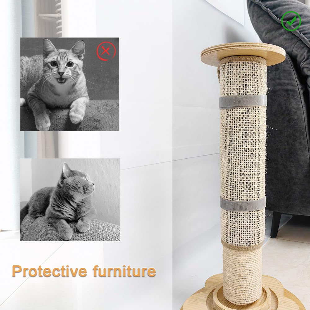 LCSICY textura natural de sisal con aroma suave.
