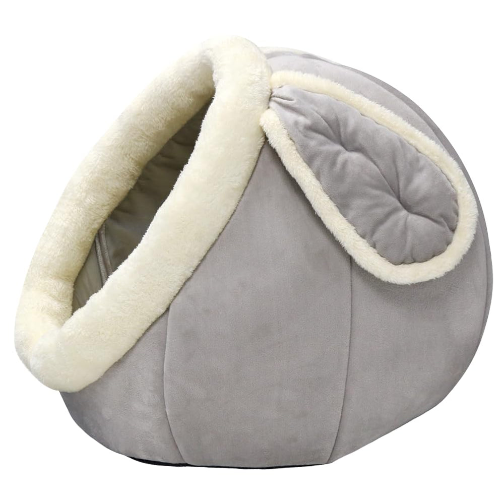 Cama cueva Lcybem refugio para mascotas, ideal para hogares con varias mascotas.