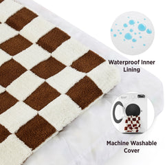 LE SURE Cama con funda desmontable lavable y base antideslizante.