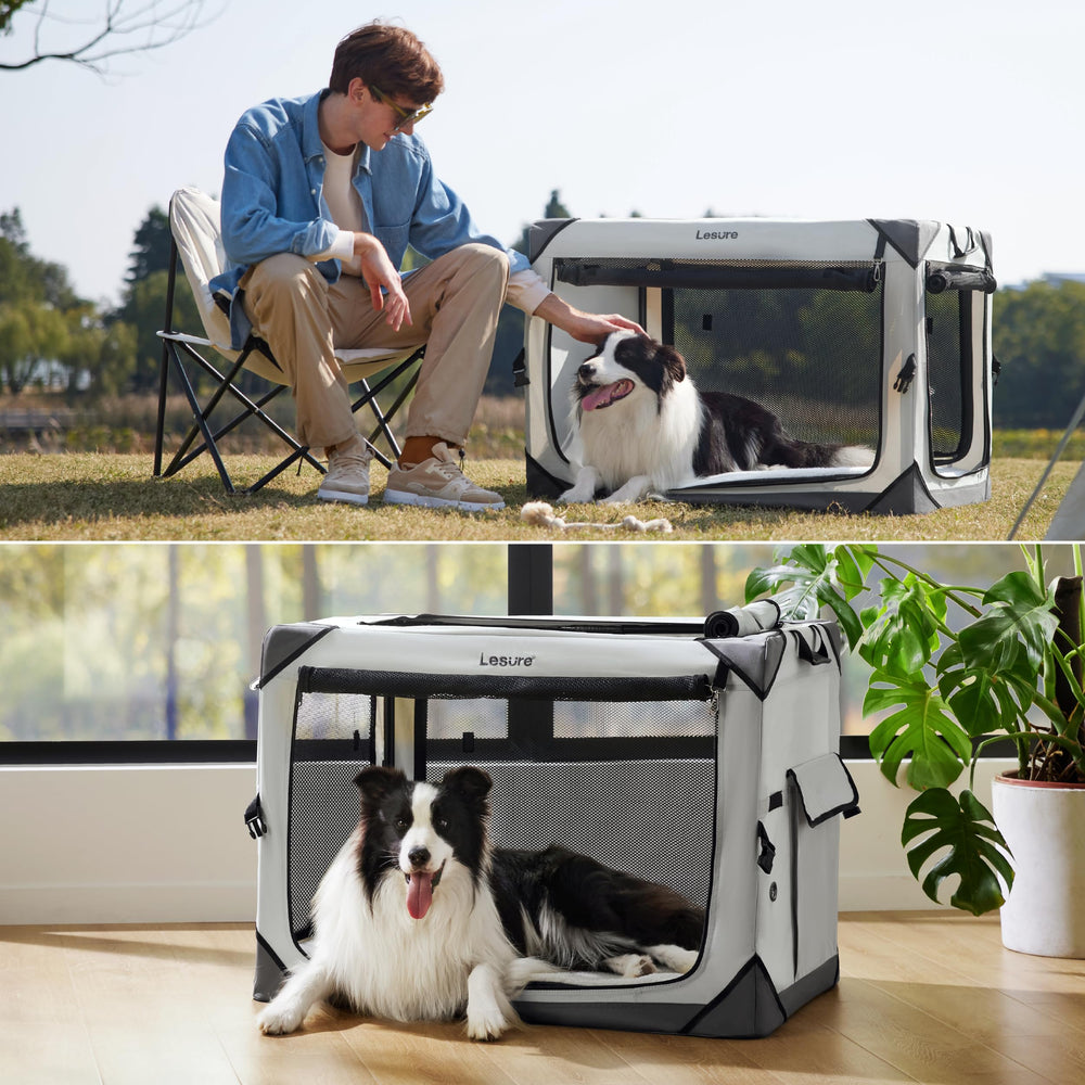 LE SURE colchón sherpa lavable para mayor confort del perro.