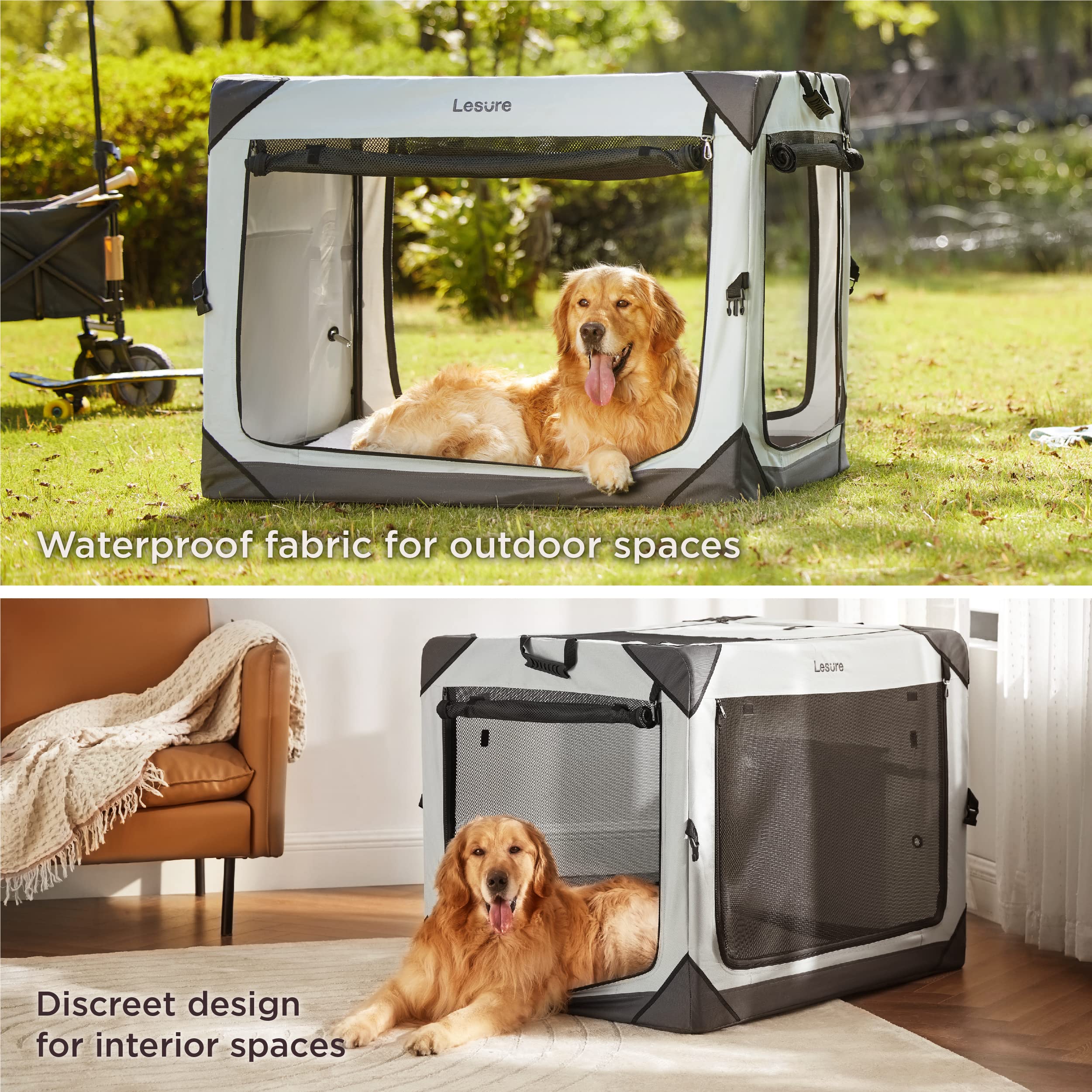 LE SURE uso versátil interior y exterior para mascotas en movimiento