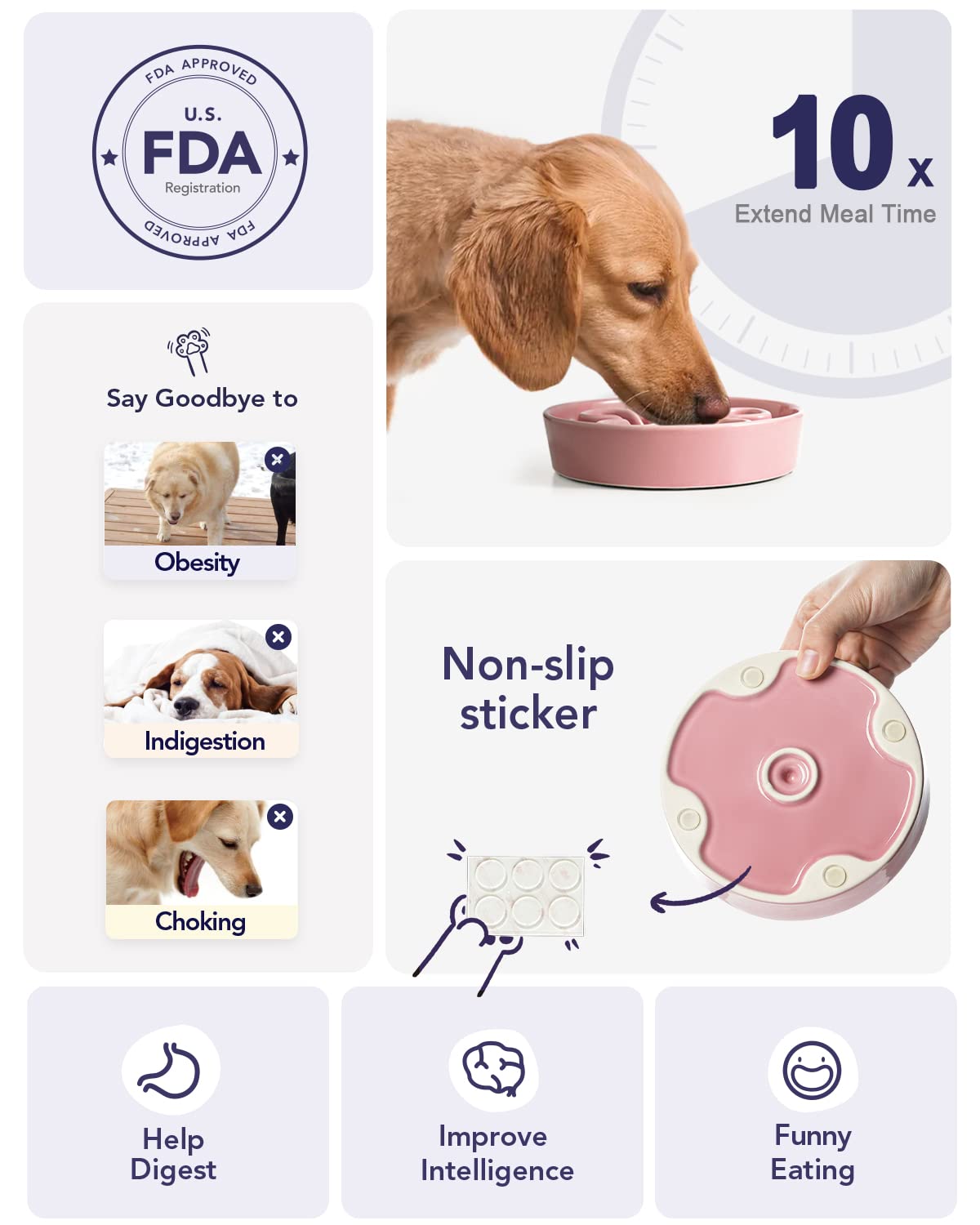Diseño puzzle LE TAUCI para comer más pausadamente.