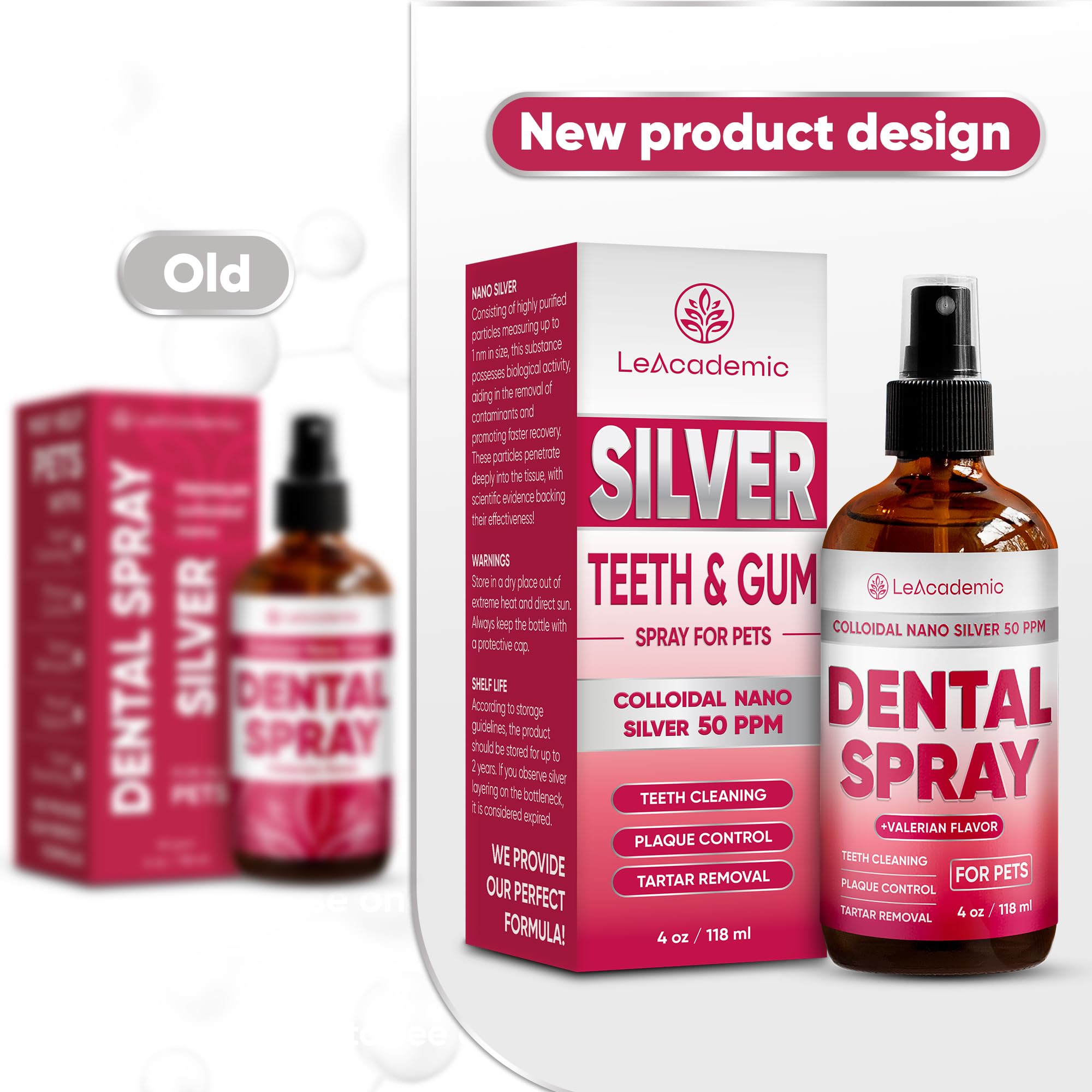 LeAcademic spray dental ayuda con placa y sarro, soporte diario para salud dental.