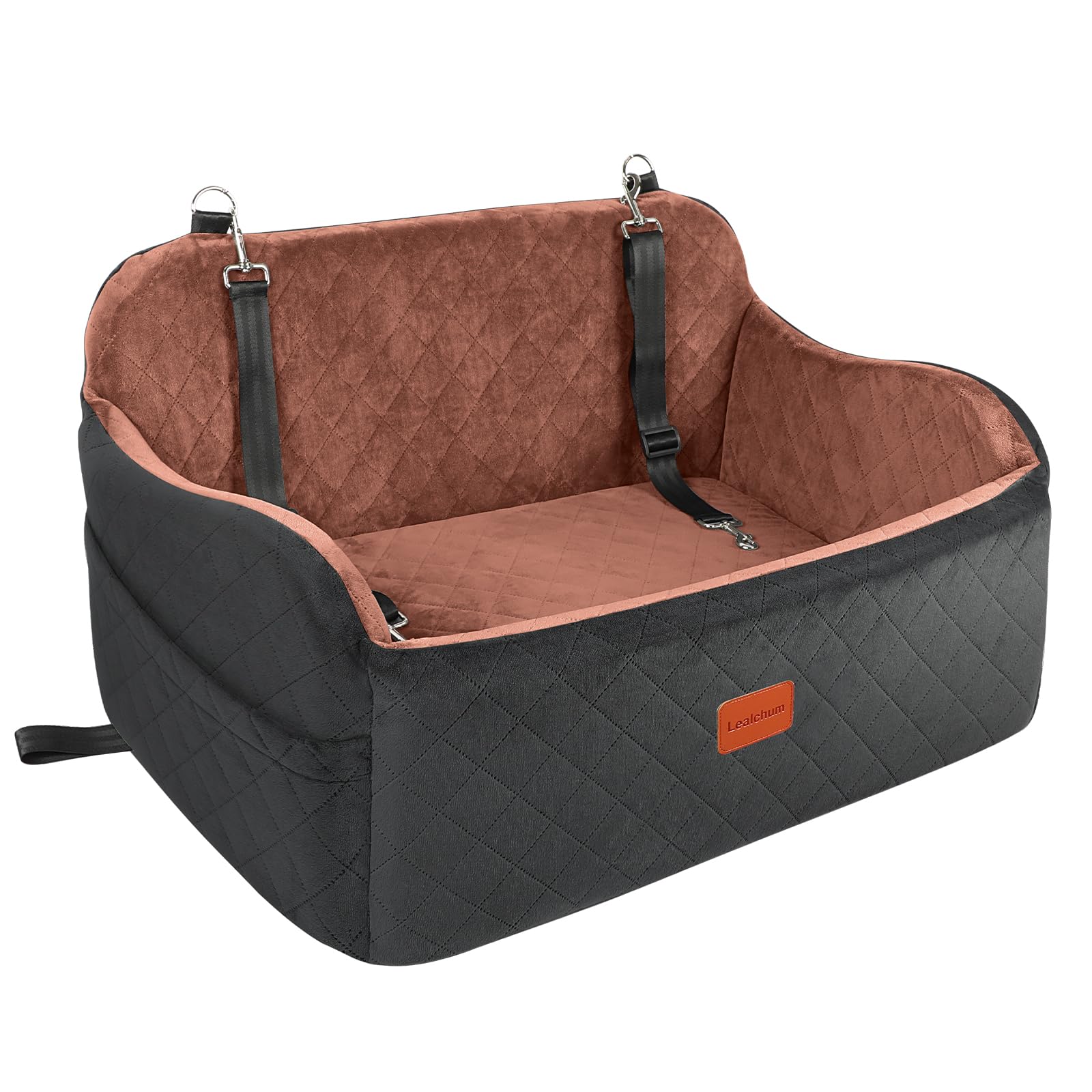Lealchum asiento para perro grande, frente, confort y seguridad en viajes