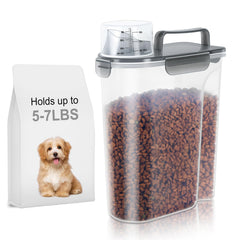 LEAWALK envase para alimentos de perros y gatos con boquilla grande para verter fácilmente.