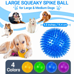 LECHONG bola con chirriador integrado para estimular juego y atención.