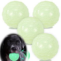 Pelota LECHONG luminosa de 2,5 pulgadas para perros, ideal para juego nocturno al aire libre