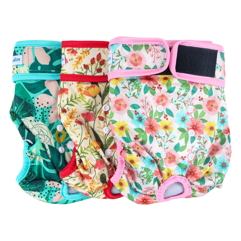 Leekalos couches chien femelle rose, absorption élevée pour plus de confort et d’hygiène.