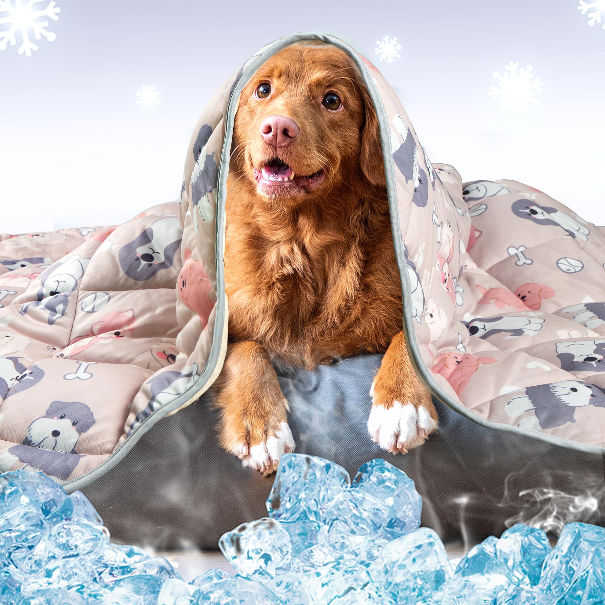 Leekalos manta refrigerante para perros: alivia el calor y aporta comodidad.