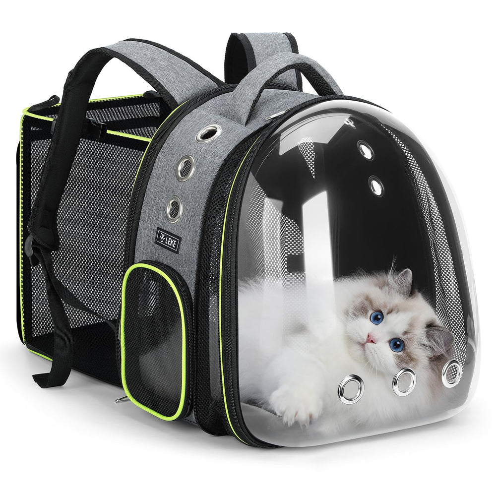 Lekereise mochila gato burbujas ventana frontal para viajar cómodamente