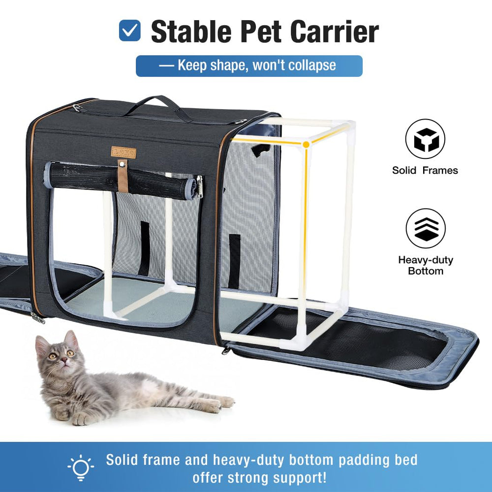 Lekereise transportín plegable para almacenamiento compacto cuando no se usa