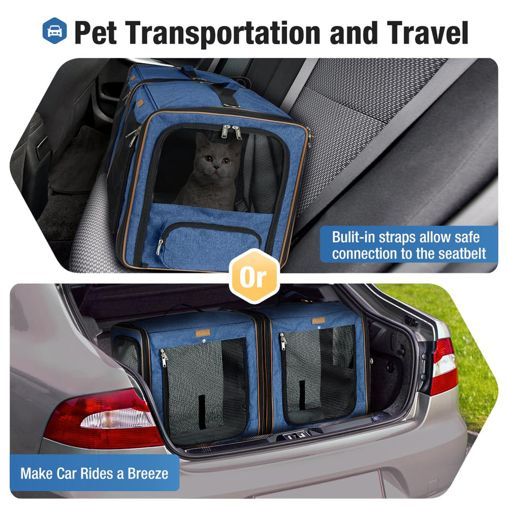 Lekereise ventanas de malla grandes, buena ventilacion y visibilidad para gatos.