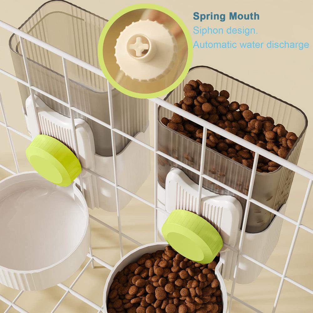 Lemtrflo cuenco-alimento-agua pequeños, perfecto para roedores y conejos