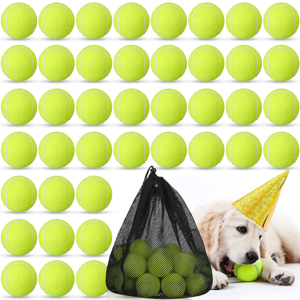Lenwen pelotas tenis para perro, lote de 50, ideal para entrenamiento.