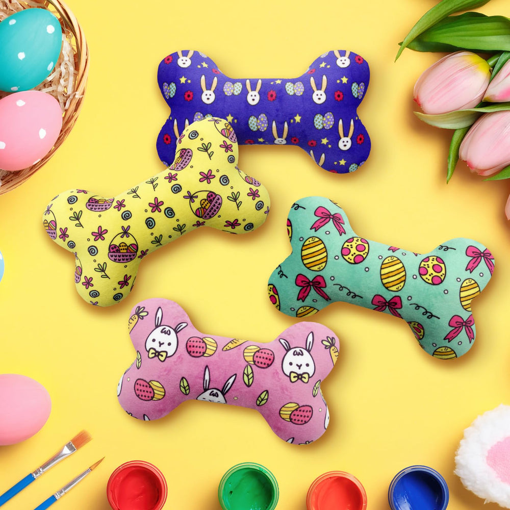 Lepawit juguete pascua en forma de hueso para perro