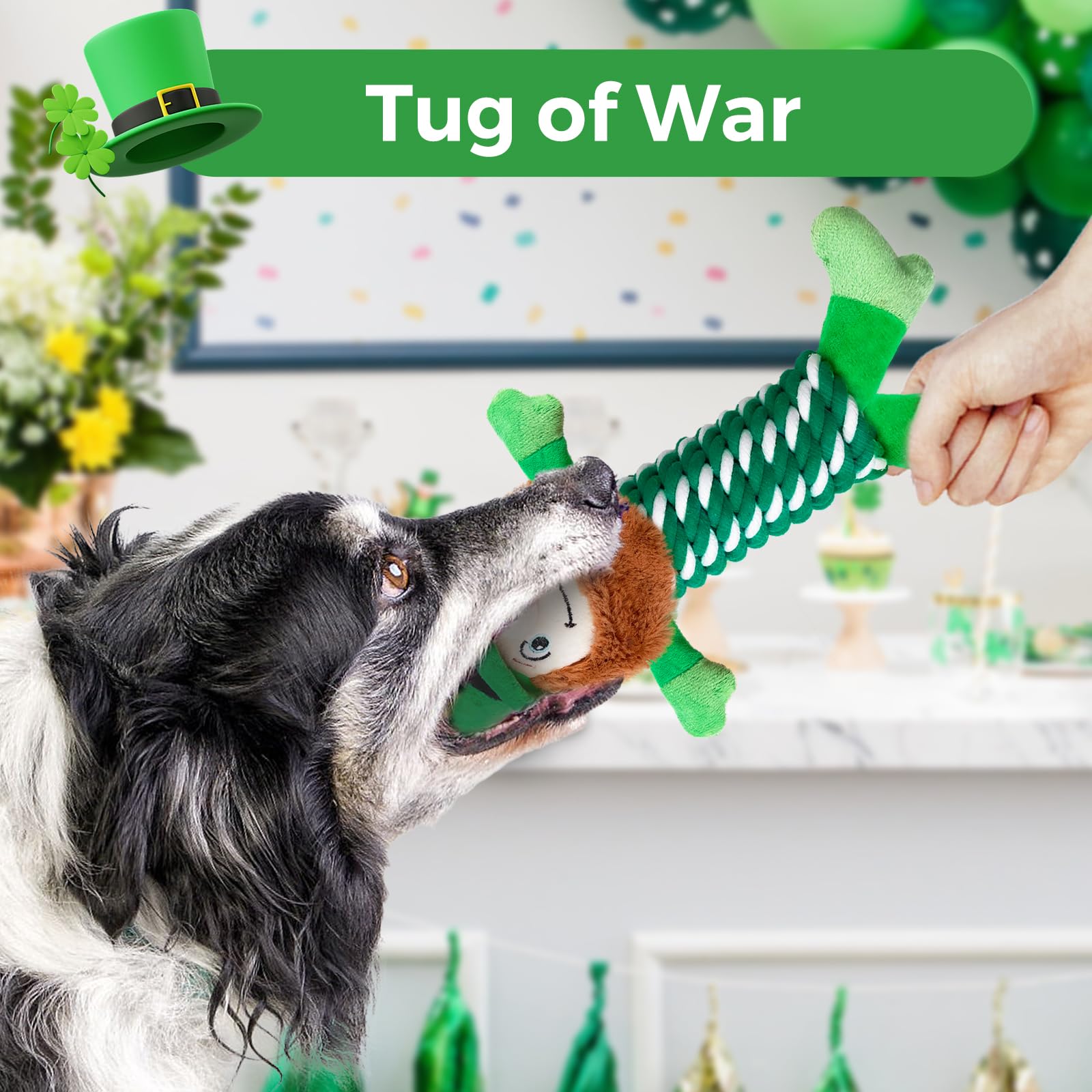 Juguete Lepawit para tirar y jalar verde en juego.
