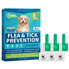 Lerqua: gotas para pulgas y garrapatas en perros pequeños, protección duradera.