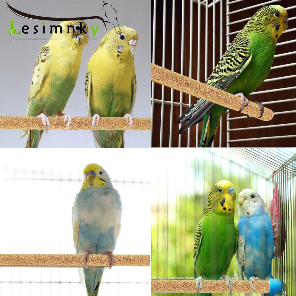 Lesimnky cubiertas de percha para aves pequeñas, cambios fáciles para higiene.