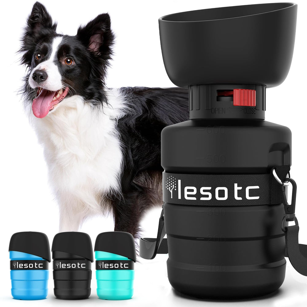 Lesotc botellas-agua-perro-paseo facilita hidratar a tu perro durante caminatas.