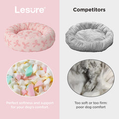 LE SURE Borde Almohadón Soporte Rosa Taffy: seguridad y confort al dormir.