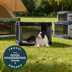 Lesure caja perro 42 pulgadas plegable para transporte fácil