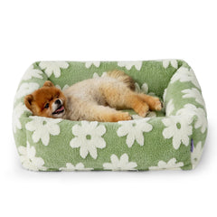 LE SURE cama para perros pequeños en formato rectangular para dormir cómodo y estable