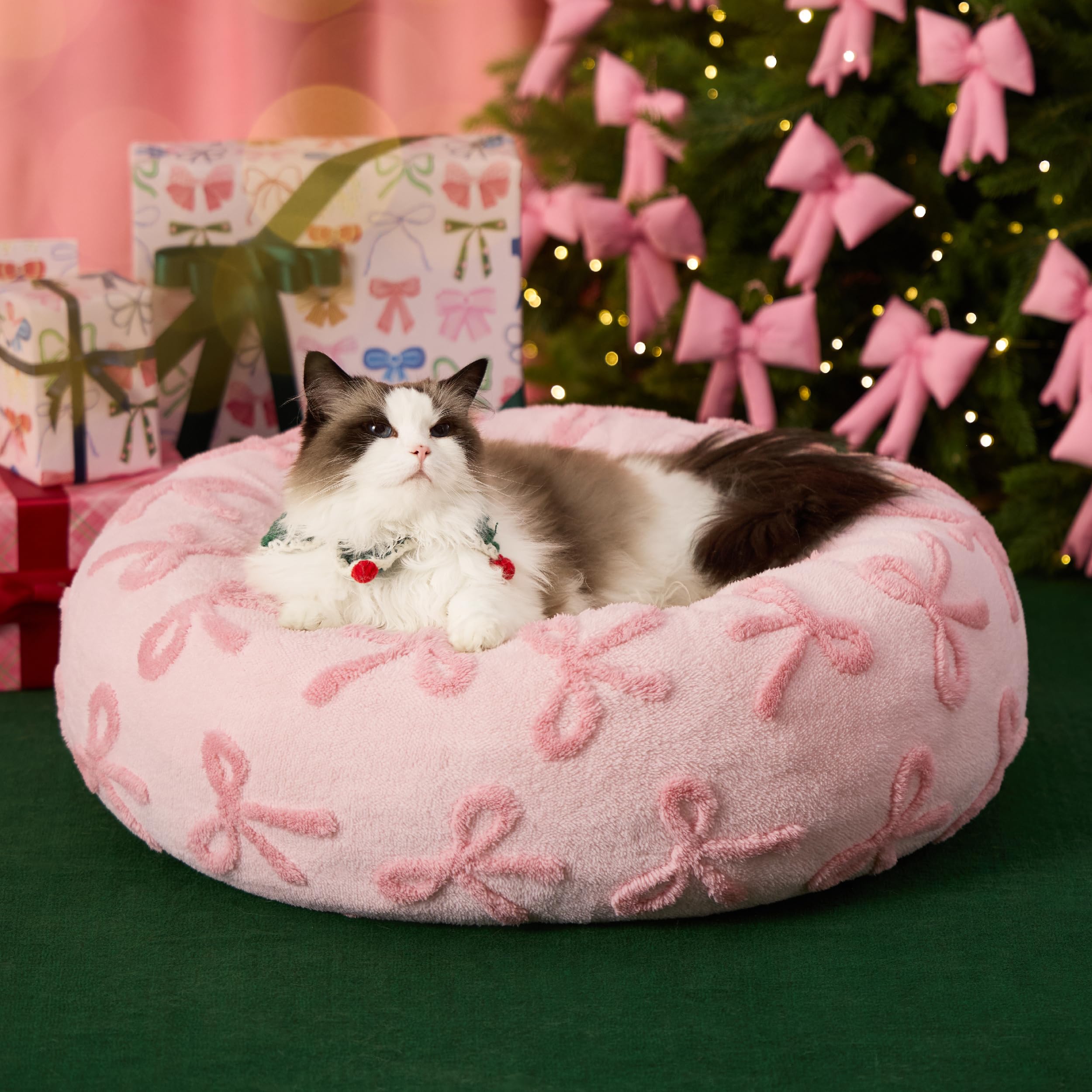 LE SURE Detalle de Patrones Rosa Taffy: variedad de estilos para gatos y perros.