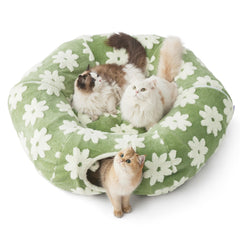 LE SURE Lesure túnel para gatos grande, cama redonda y cómoda para siestas