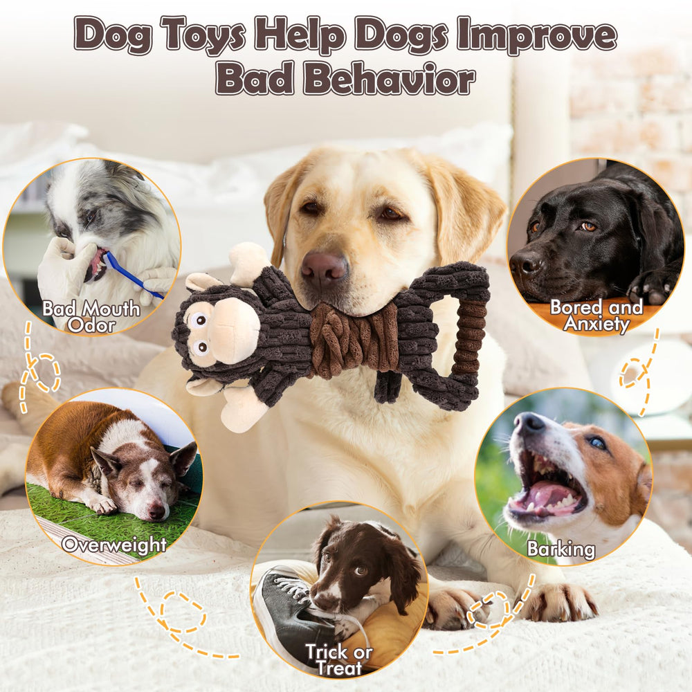 Letsmeet juguete para perros con limpieza de dientes al morder