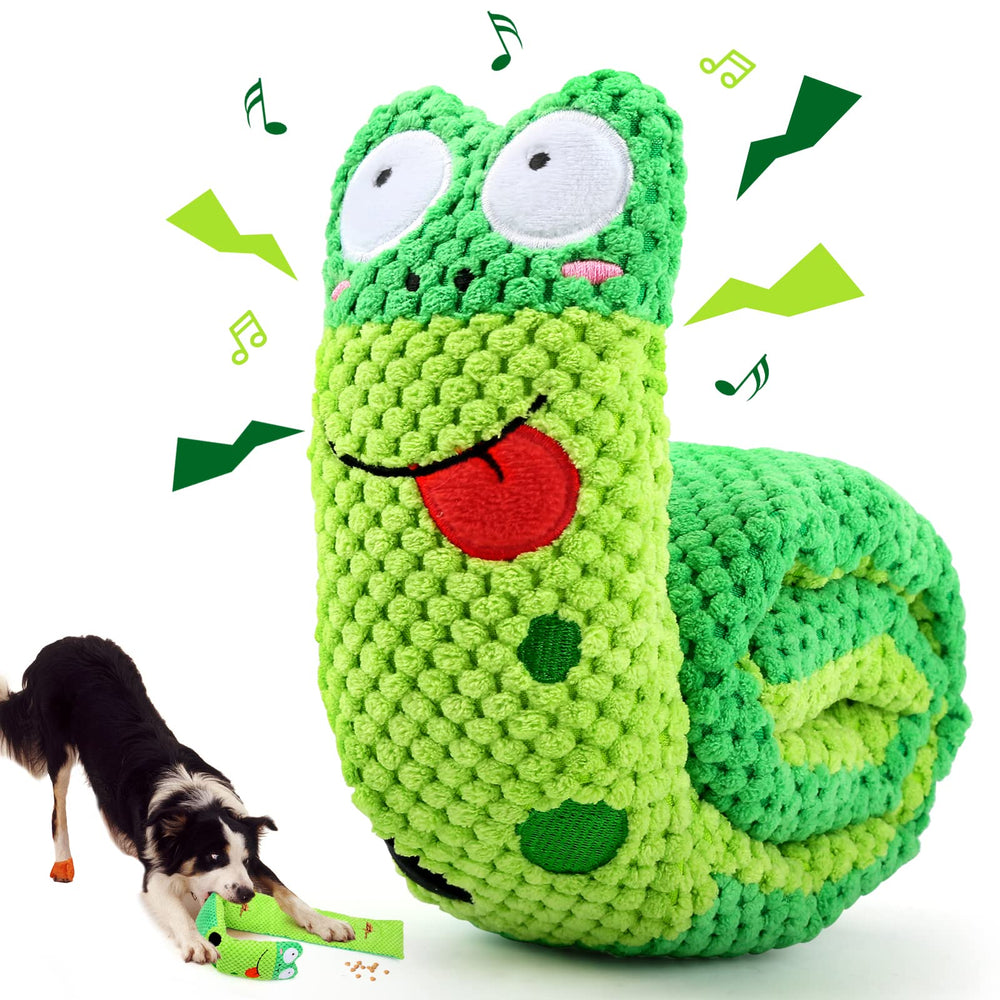 Jouet interactif Letsmeet Squeak pour chien, stimule le jeu et l'interaction.