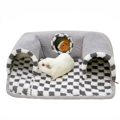 Lfokd tunel escondite cuy con cama caliente, cómodo y seguro.