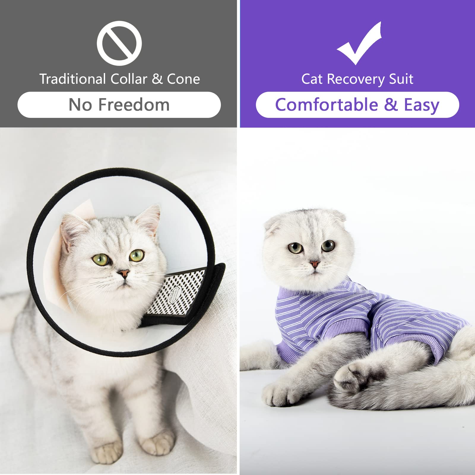 LIANZIMAU guía de tallas: ajuste seguro para gatos.
