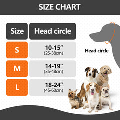 LIANZIMAU Quiet Ears con velcro, ajuste cómodo y seguro para perros