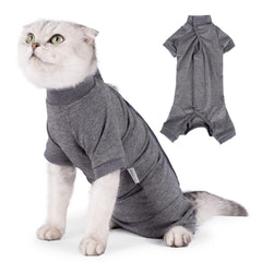 LIANZIMAU, traje de recuperación para gatos, protege abdomen y zonas sensibles