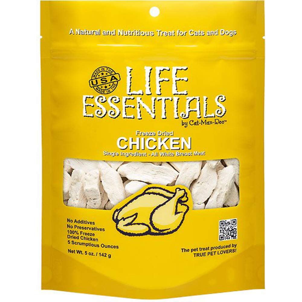LIFE ESSENTIALS by CAT-MAN-DOO, snack para entrenamiento de perros y gatos, ligero y sabroso.
