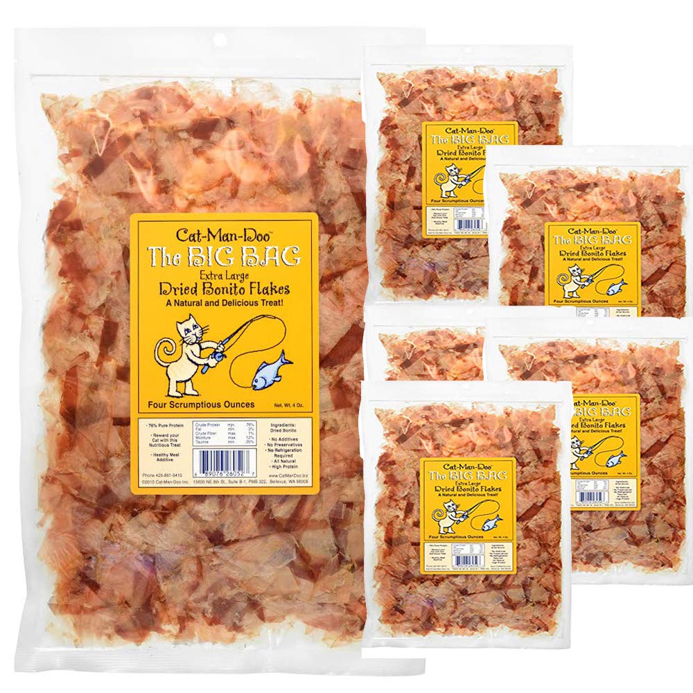 LIFE ESSENTIALS CAT-MAN-DOO: copos de bonito para gatos, ideal como premio proteico.